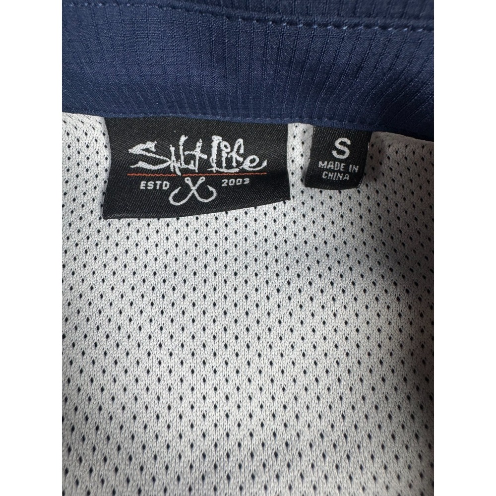 Salt Life SLX Performance Fishing And Boating Button Down Shirt Vented Men Small - Picture 8 of 16